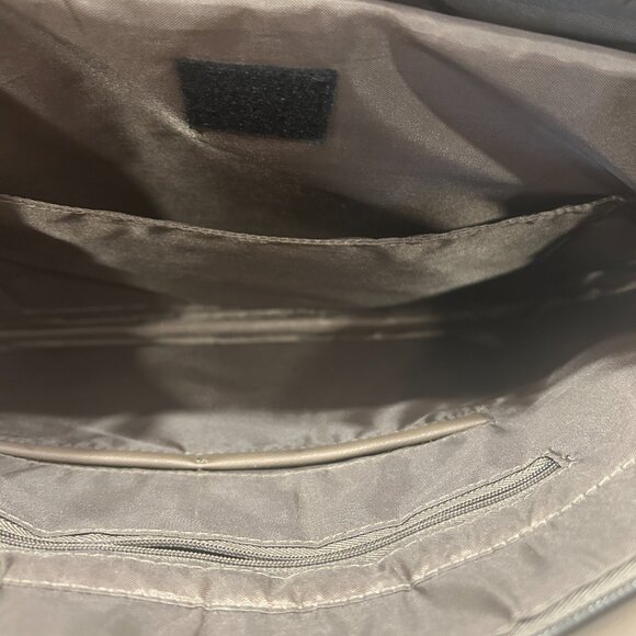 GUESS Pink Tan Brown Floral Patchwork Tote Bag Vegan Leather Large Trendy - Picture 4 of 9